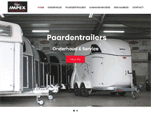 Tablet Screenshot of impextrailers.nl